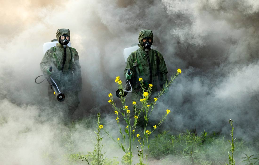 В китайской провинции Цзянсу прошли учения по борьбе с загрязнением окружающей среды опасными химическими веществами