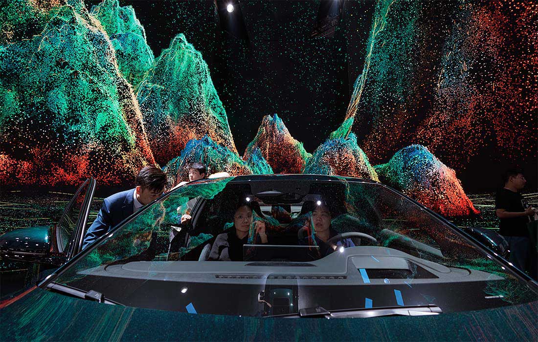 Стенд компании BYD