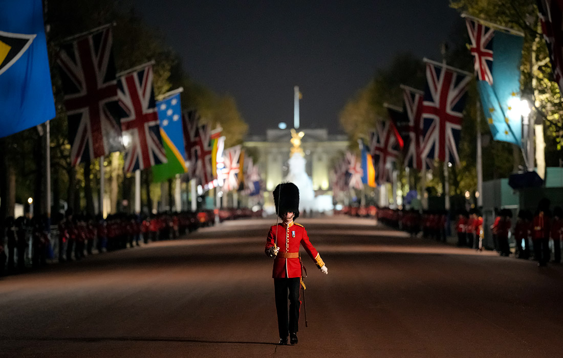 Репетиция коронации Карла III в Лондоне