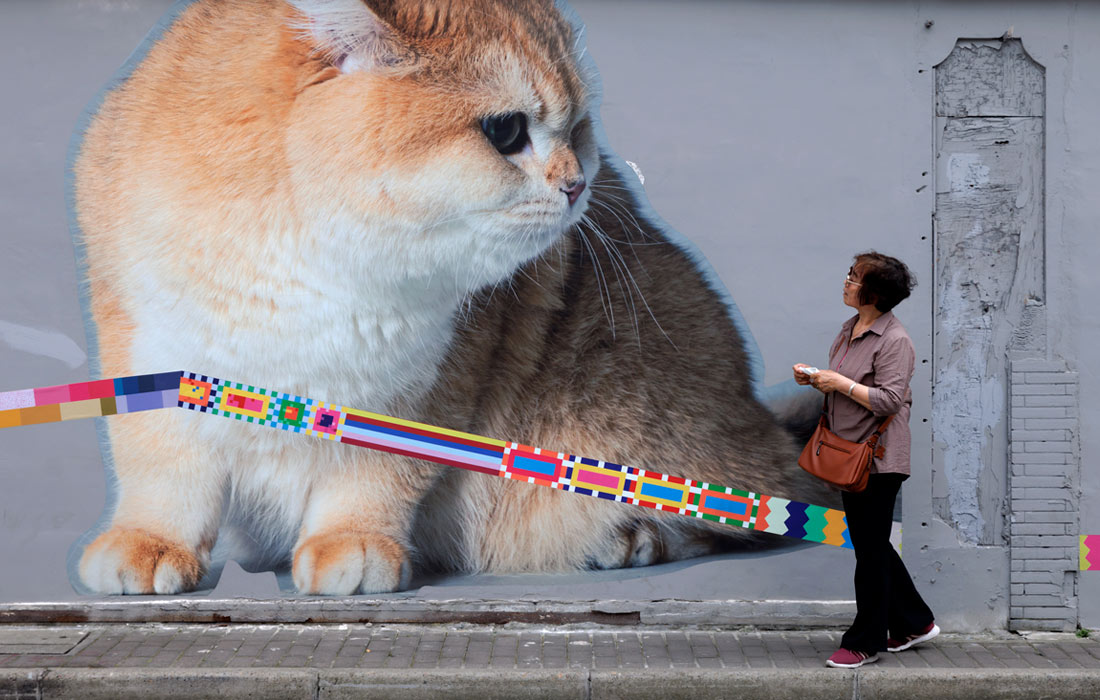 Работы художника Tango представлены в рамках фестиваля искусств в Шанхае