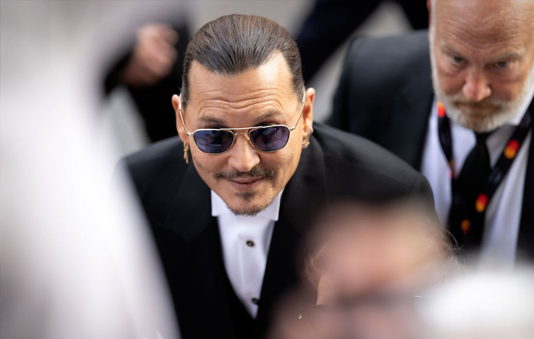 Джонни Депп на премьере исторической драмы "Жанна Дюбарри"