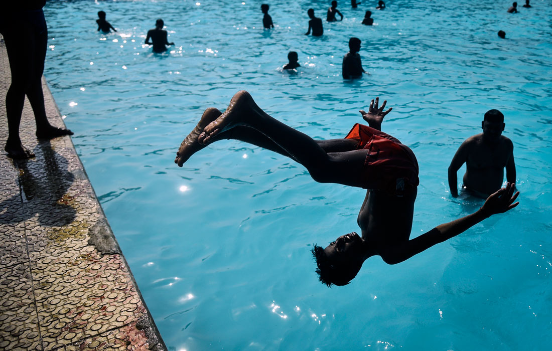 Жара в индийском Ченнаи