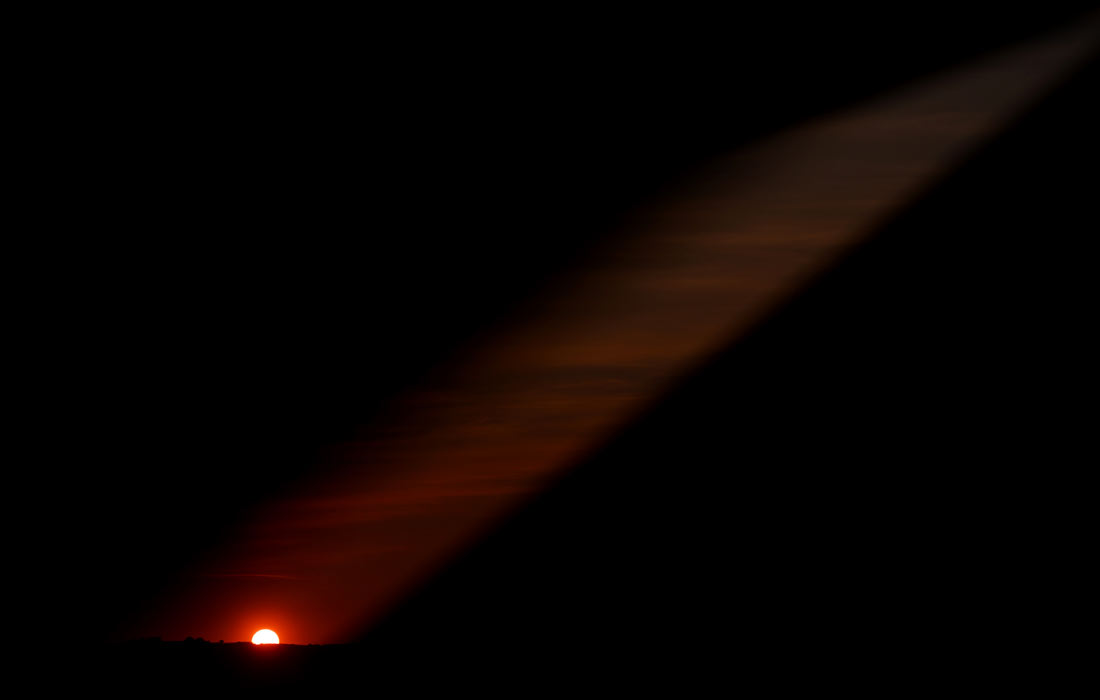 Закат в Веллингтоне, Англия