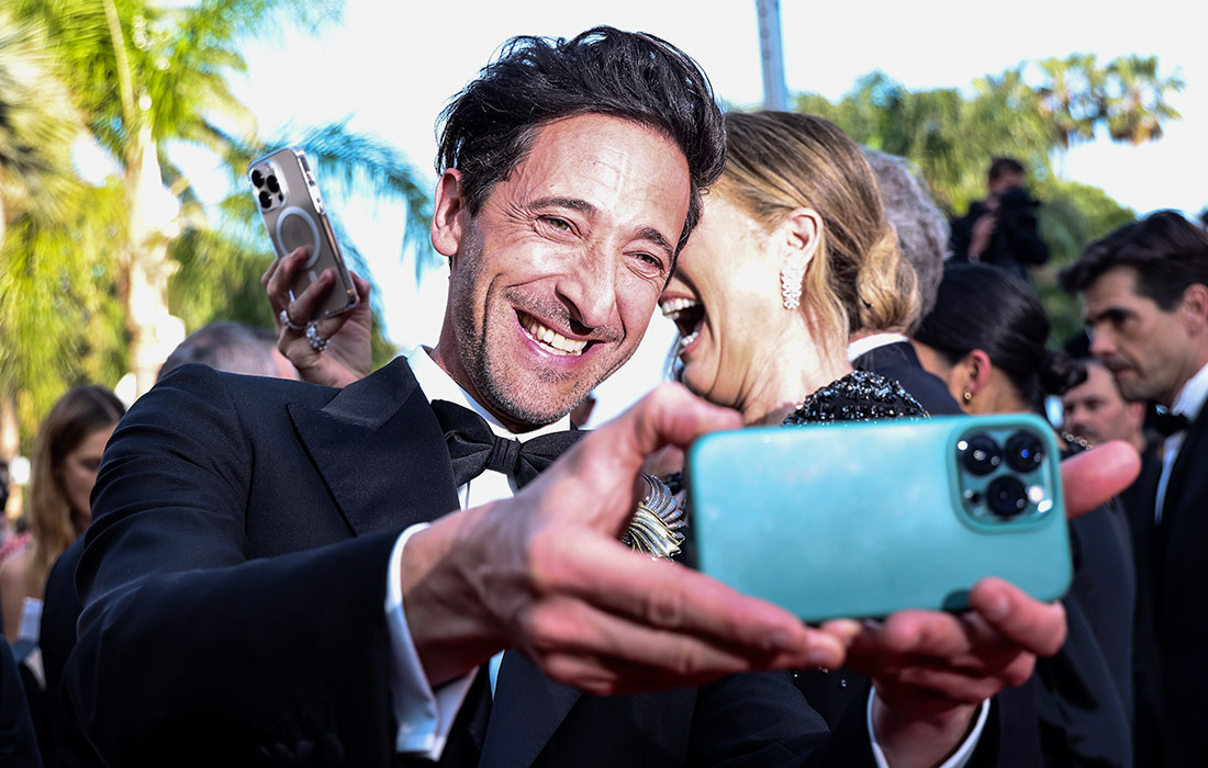 Актер Эдриан Броуди во время 76-го ежегодного Каннского кинофестиваля