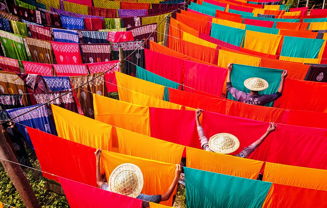 Производство тканей в Бангладеш