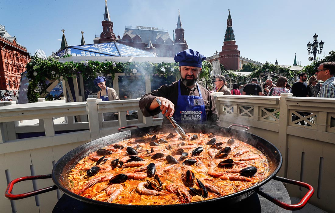 Гастрономический фестиваль "Рыбная неделя" в Москве
