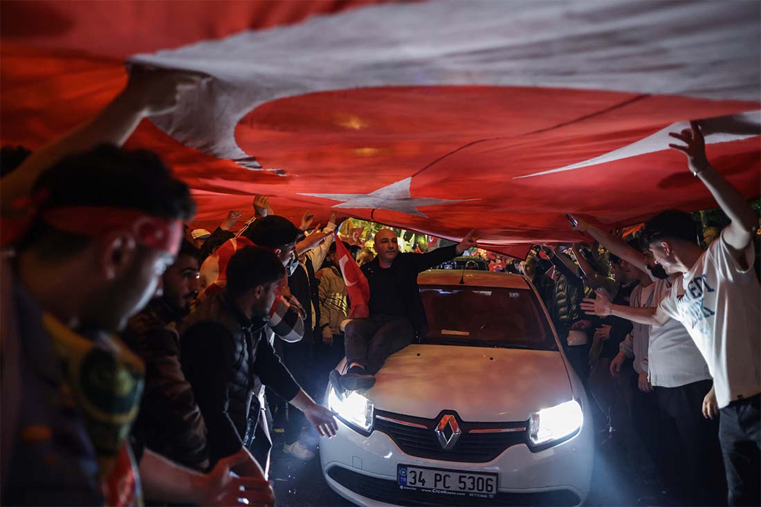 Оппонент, лидер оппозиции Кемаль Кылычдароглу набрал 47,9%