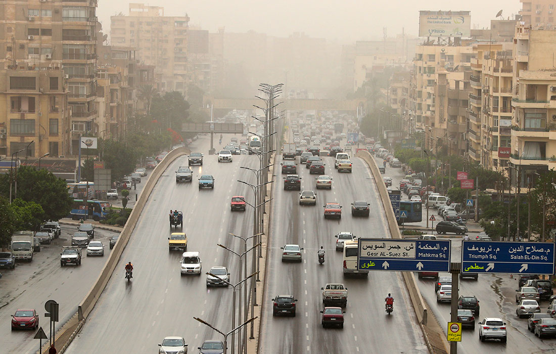 Пыльная буря в Каире