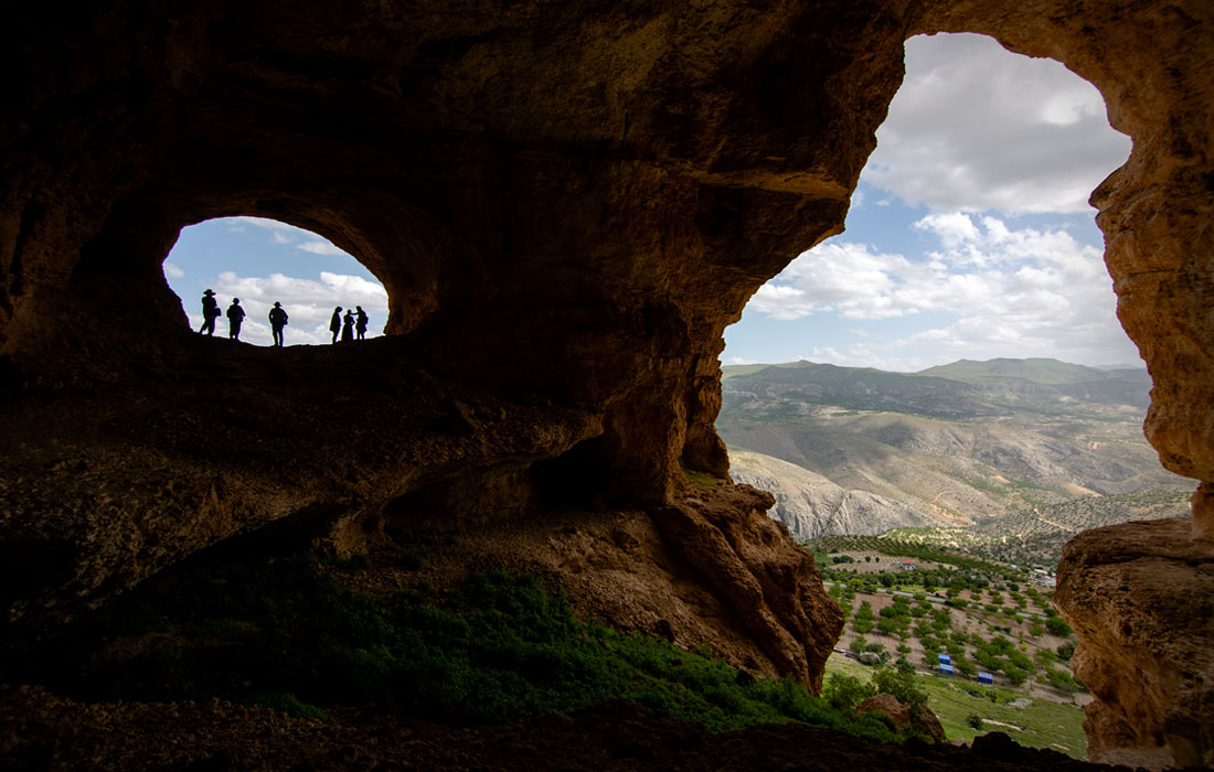 Пещера в долине Левент в турецкой провинции Малатья