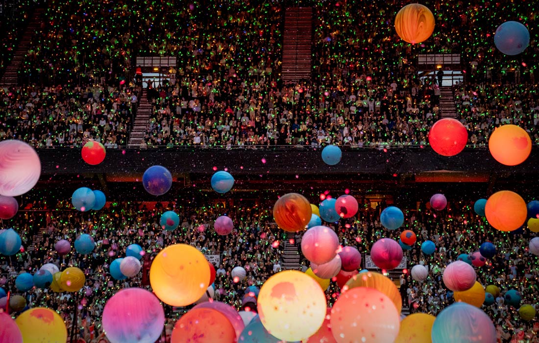 Выступление британской группы Coldplay в Копенгагене