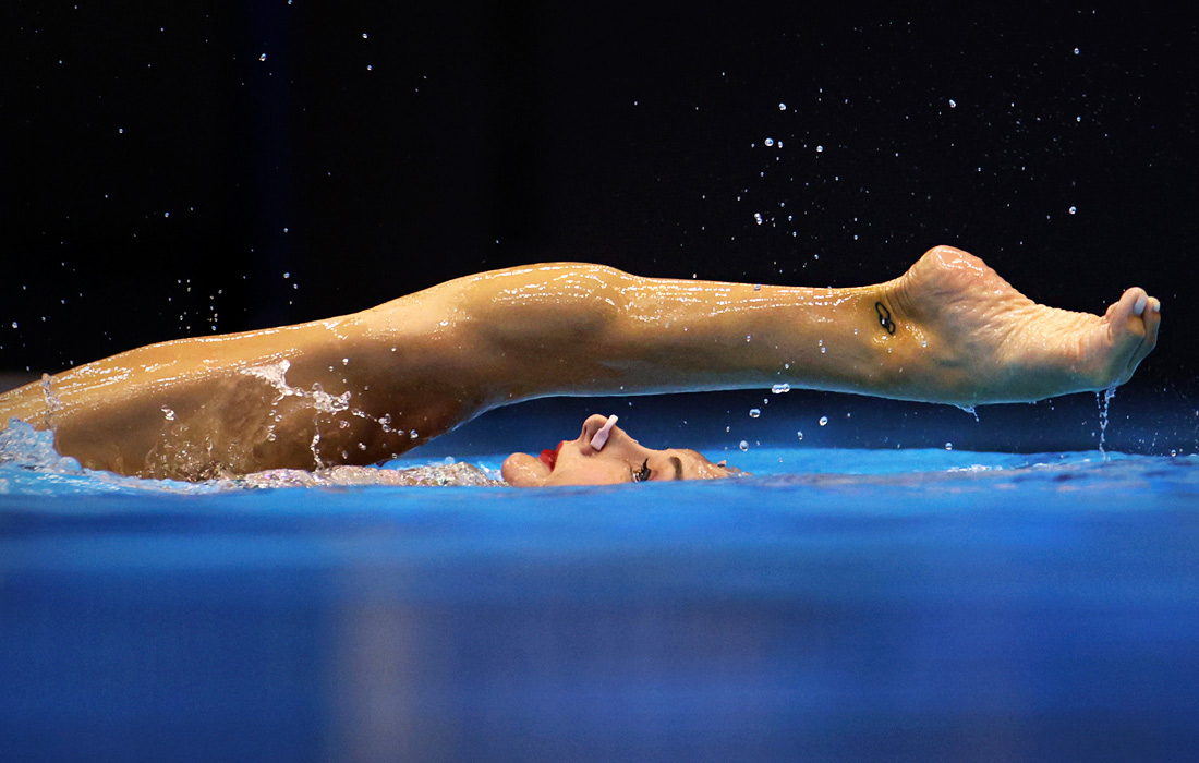 Спортсменка из Греции на чемпионате мира по водным видам спорта в японской Фукуоке