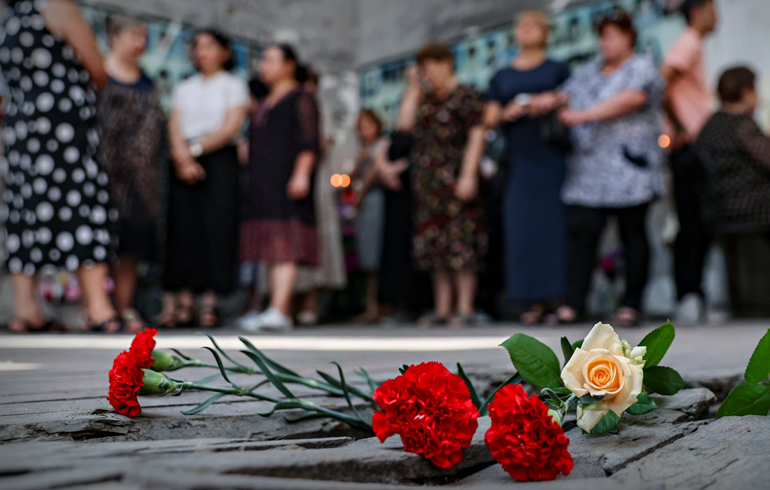 В Беслане прошли траурные мероприятия, посвященные 19-й годовщине террористического акта в средней школе №1