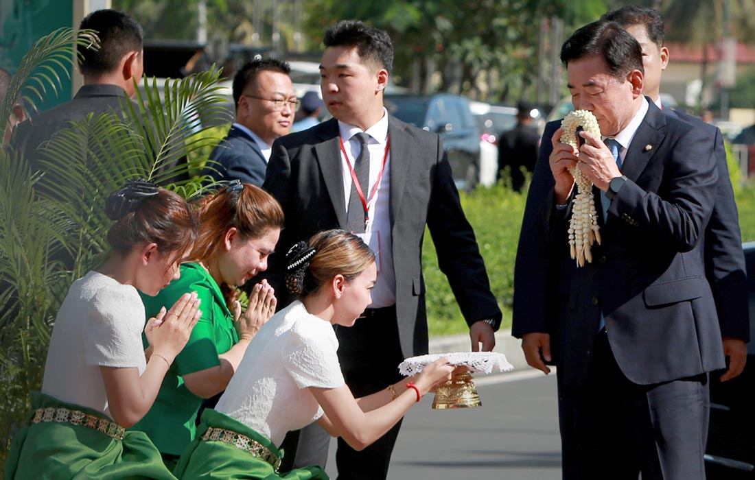 Спикер Национального собрания Южной Кореи Ким Чжин Пе посетил Камбоджу