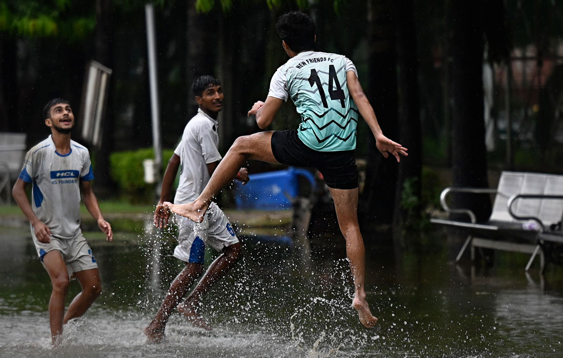 Последствия дождей в индийском Дели