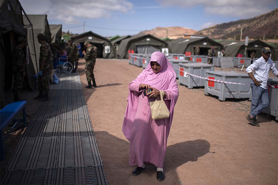 Открыт полевой госпиталь марокканской армии в Асни-эль-Зазе для пострадавших от землетрясения
