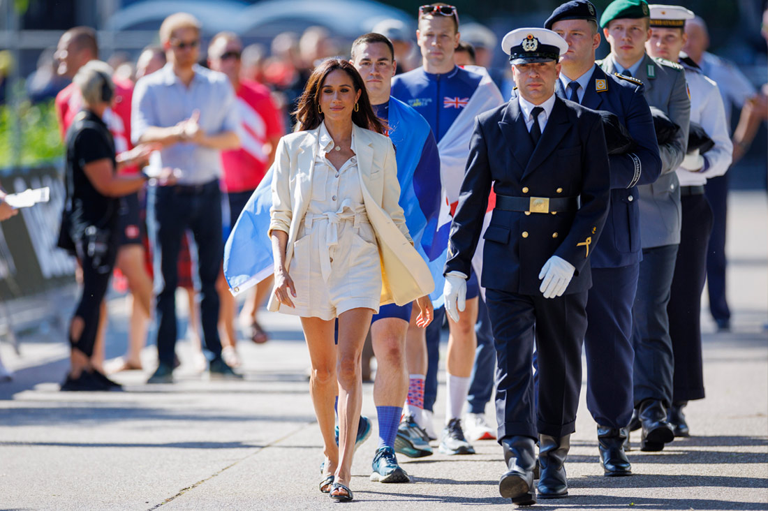 Меган Маркл и принц Гарри посетили соревнования "Игры непокоренных 2023" в Дюссельдорфе