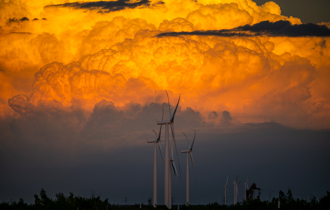 Ветрогенератор в Биг-Спринг, штат Техас