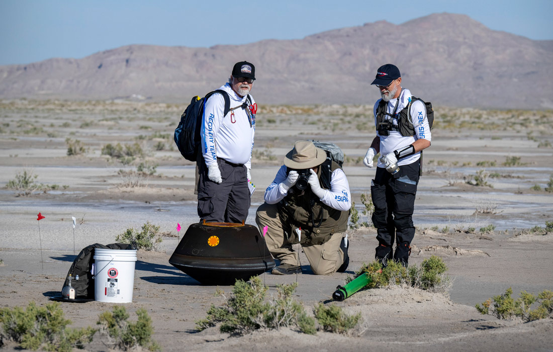 Капсула с образцами грунта астероида Бенну приземлилась в американском штате Юта