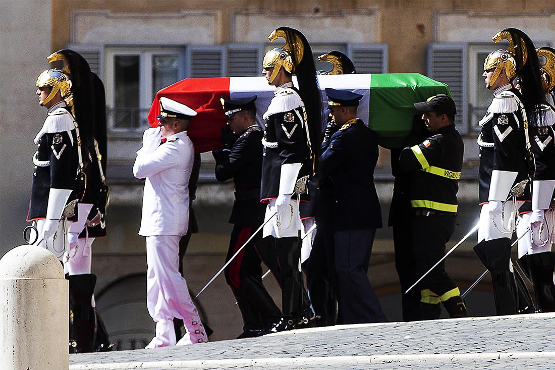 В Риме прошли похороны бывшего президента Италии Джорджо Наполитано