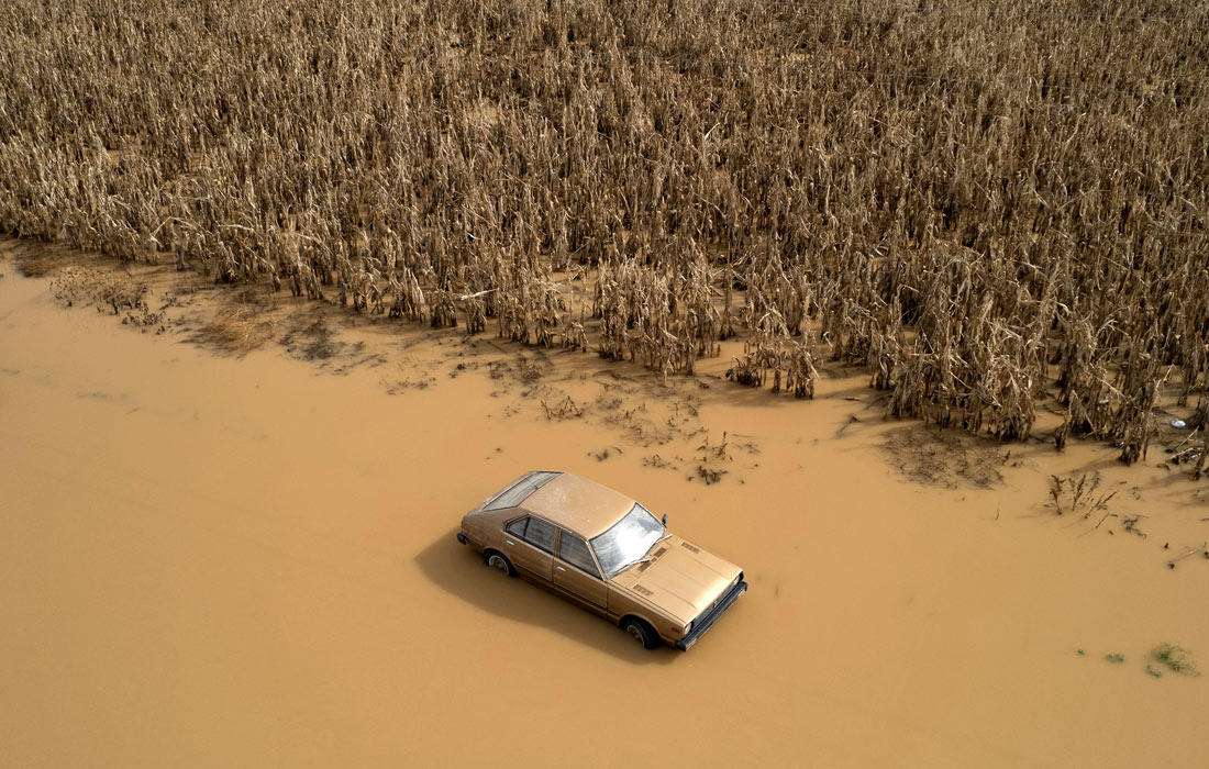 Последствия  шторма "Элиас" в Греции