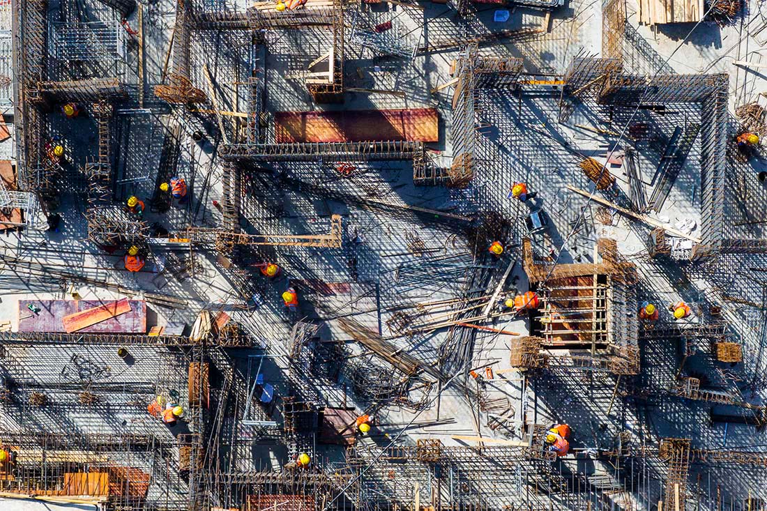 Строительство жилого здания на острове Хайнань