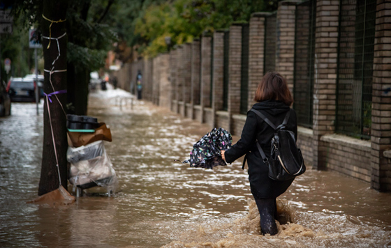 Наводнение в Милане