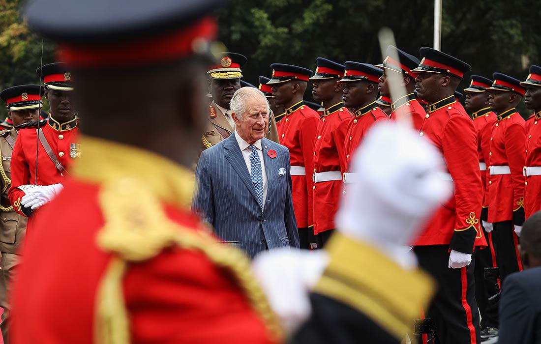 Британский король Карл III прибыл с государственным визитом в Кению