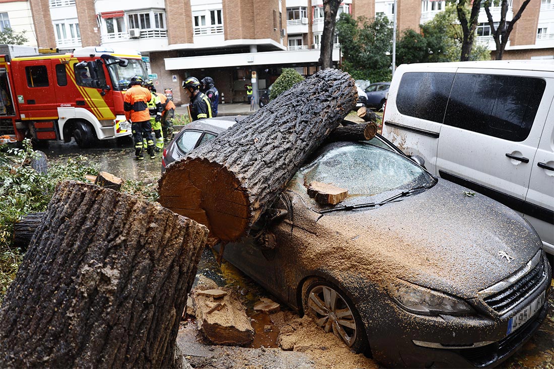 Шторм "Кириан" прошелся по Испании