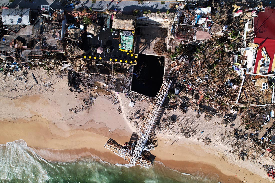 Мексика планирует за два года восстановиться после урагана "Герреро"