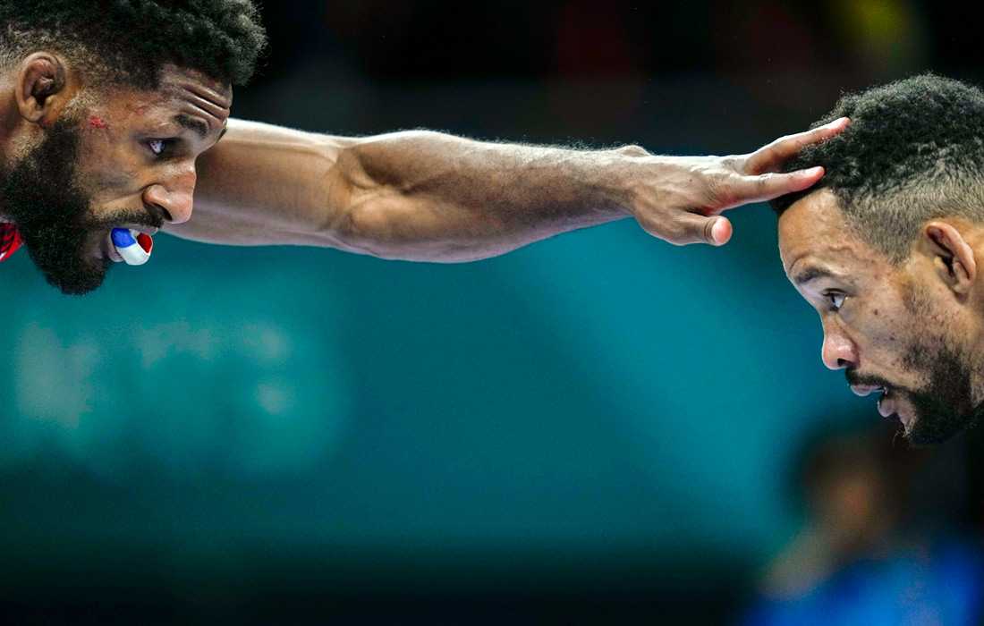 Соревнования по вольной борьбе среди мужчин на Панамериканских играх в Сантьяго, Чили