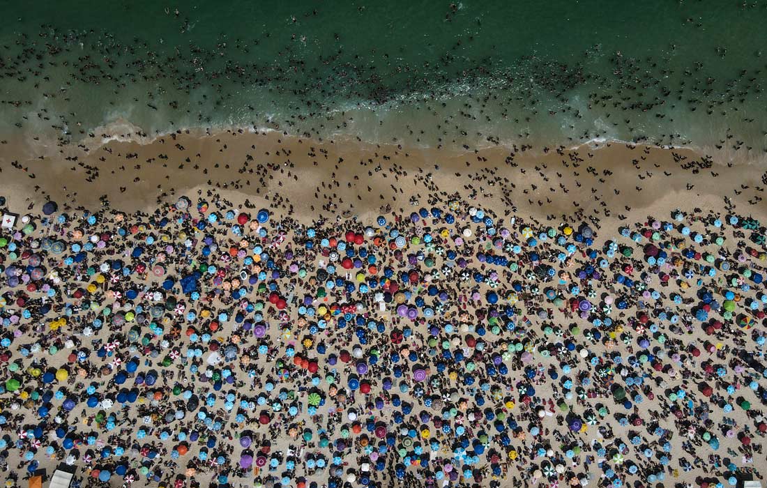 Пляж Ипанема в Рио-де-Жанейро