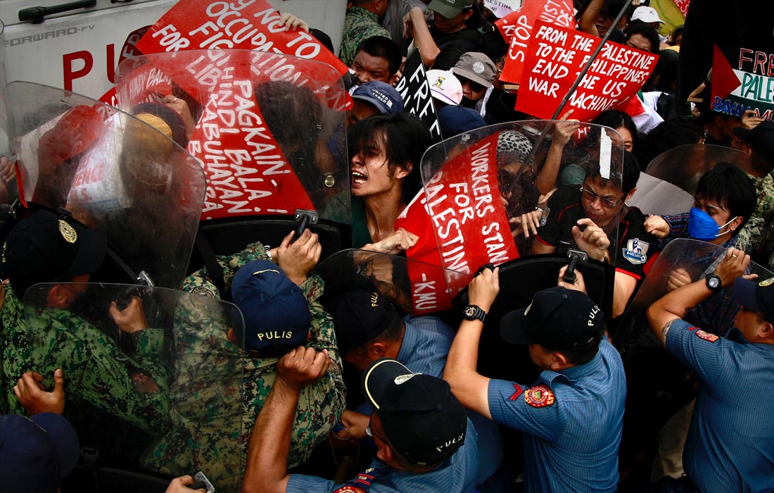 На Филиппинах прошла пропалестинская акция протеста