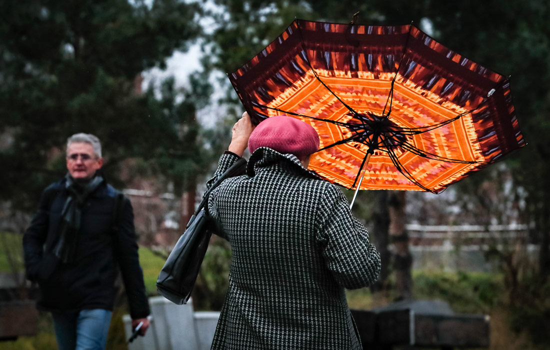 Дождливый день в Москве