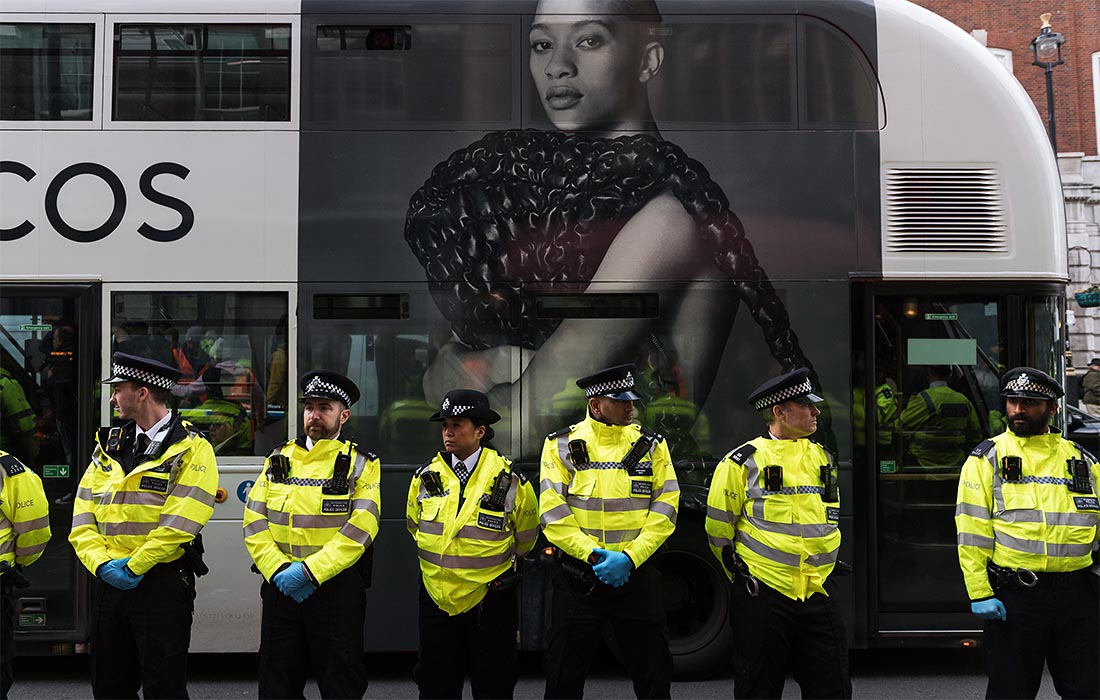 В Лондоне продолжаются протесты против ископаемого топлива