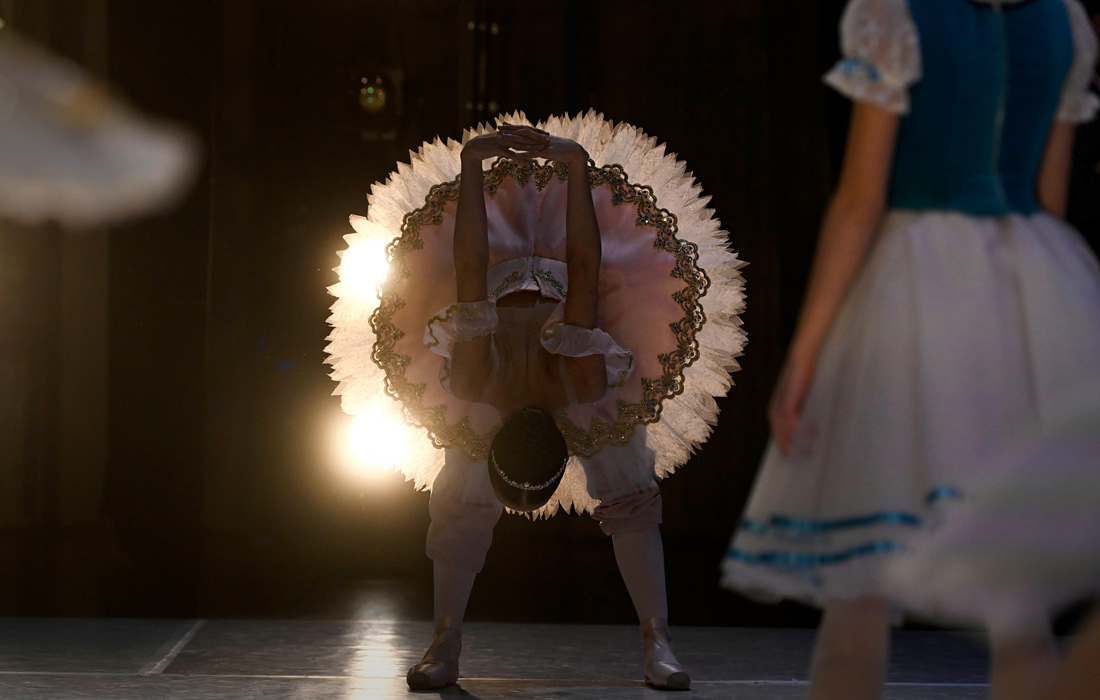 Репетиция в Национальном театре танца в Будапеште, Венгрия