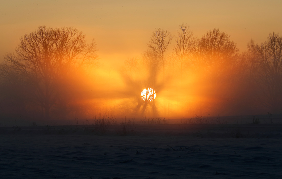 В Латвии ожидается холодная и снежная погода