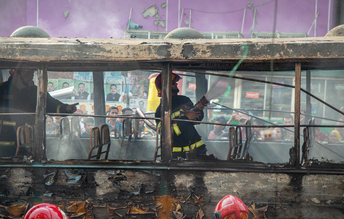 Очередная 48-часовая общенациональная блокада оппозиции проходит в Бангладеш