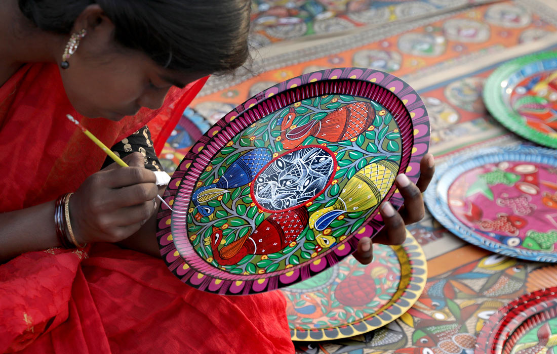 Ежегодная ярмарка ремесел в Калькутте, Индия