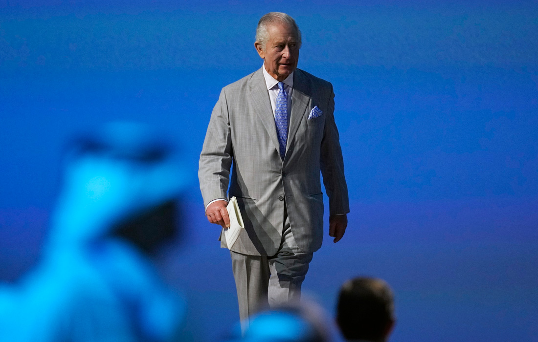 Король Великобритании Карл III на 28-й Конференции сторон Рамочной конвенции ООН об изменении климата