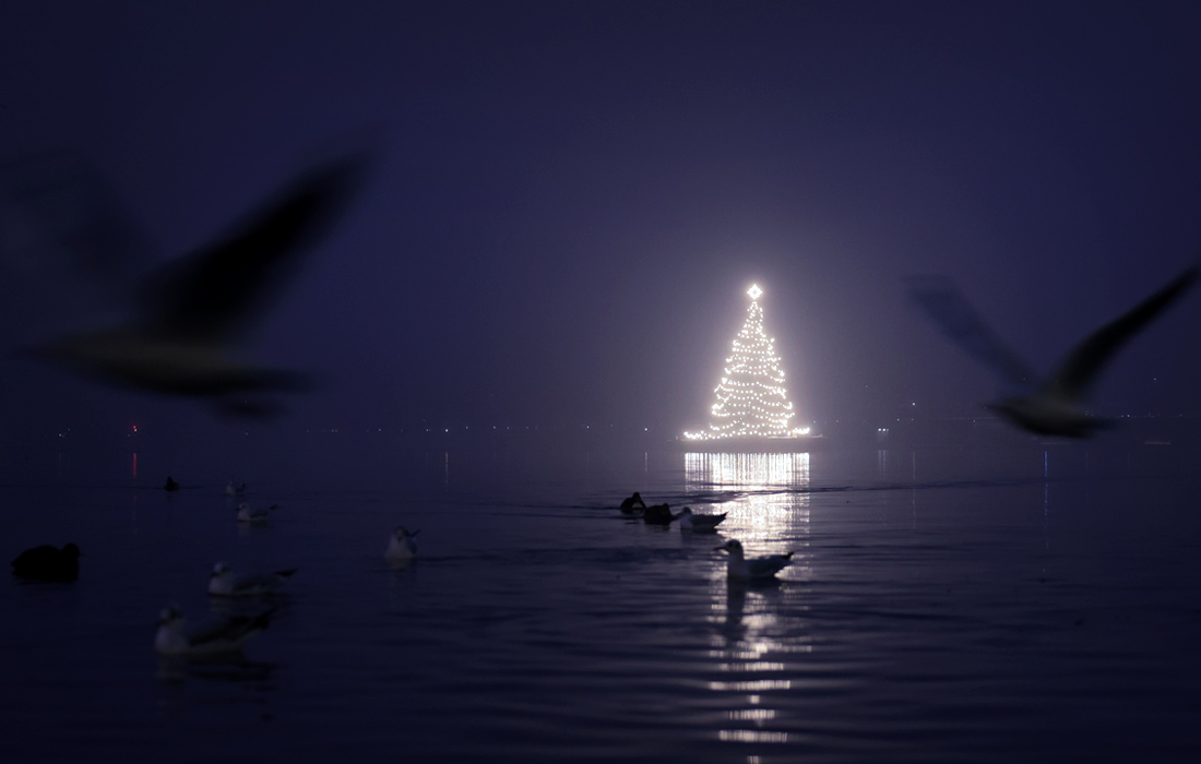 Рождественская атмосфера в Гамбурге