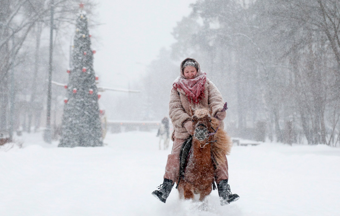 Снегопад в столице