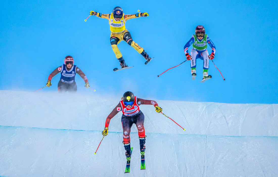Кубок мира по ски-кроссу среди мужчин и женщин в Валь-Торансе, Франция