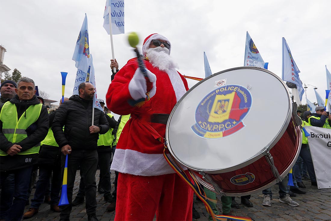Профсоюз полиции протестует против мер жесткой экономии в Бухаресте