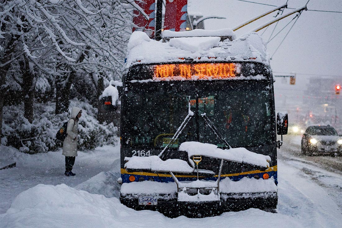 Метель в Ванкувере