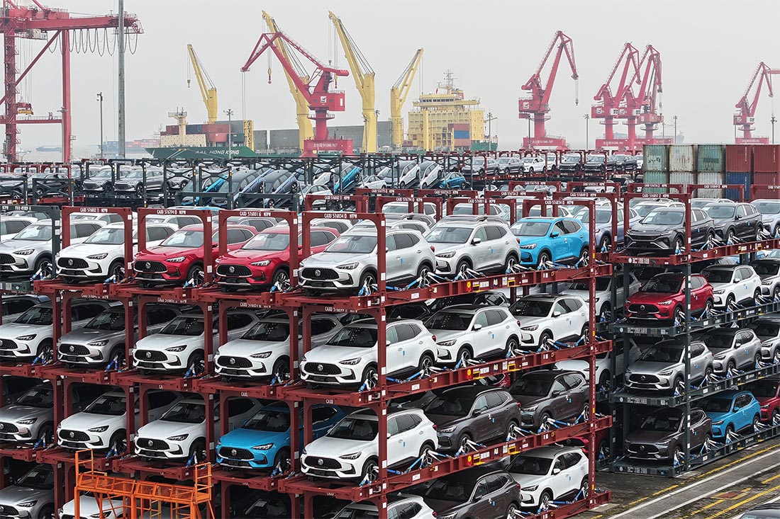 Экспорт автомобилей из Китая в 2023 году превысил 5 млн единиц