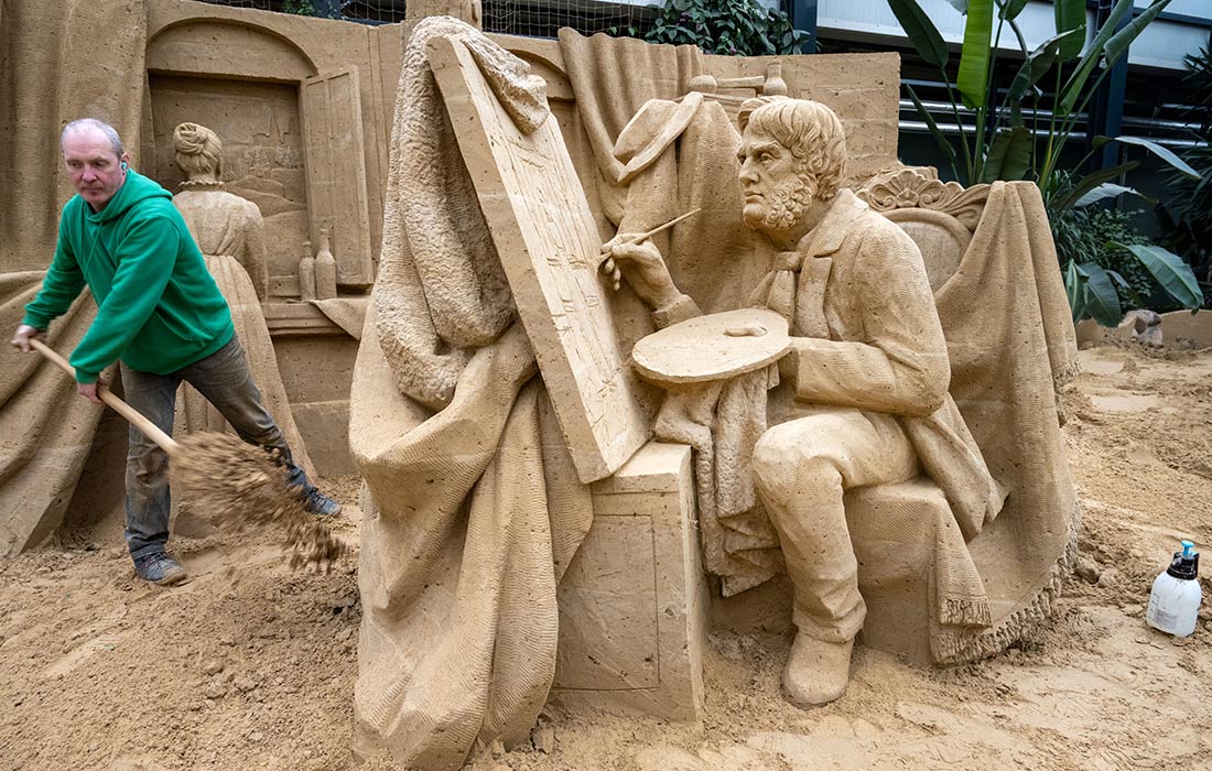Фестиваль песчаных скульптур на острове Рюген (Германия)