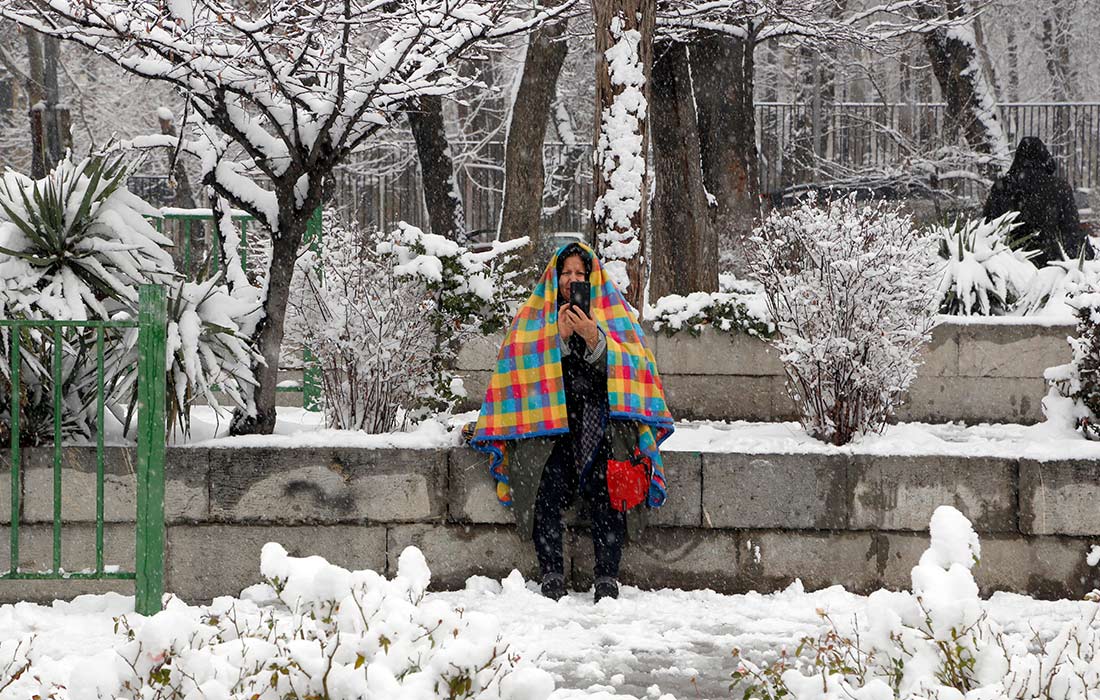 Снегопад в Тегеране