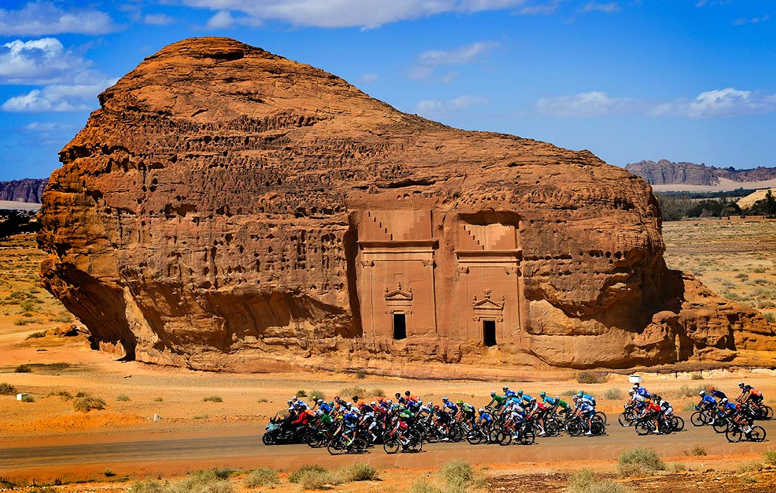 Многодневная велогонка AlUla Tour 2024 в Саудовской Аравии