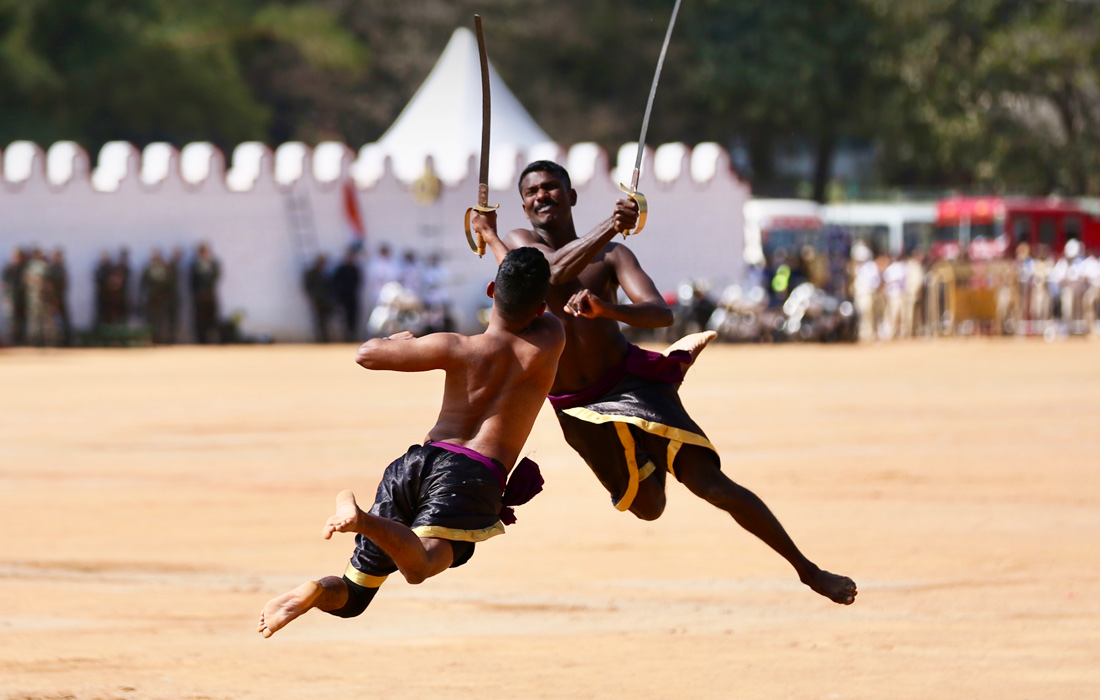 Празднование Дня Республики в Бангалоре, Индия