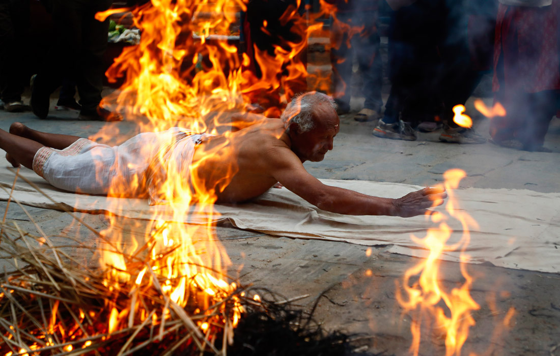 Индуистский фестиваль Мадхав Нараян в Непале